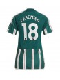 Ženski Nogometna dresi replika Manchester United Casemiro #18 Gostujoči 2023-24 Kratek rokav